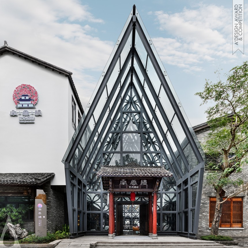 Silver Architecture, Building and Structure Design Award Winner 2019 Nanxianglou Art Hotel in Shenzhen Architecture 