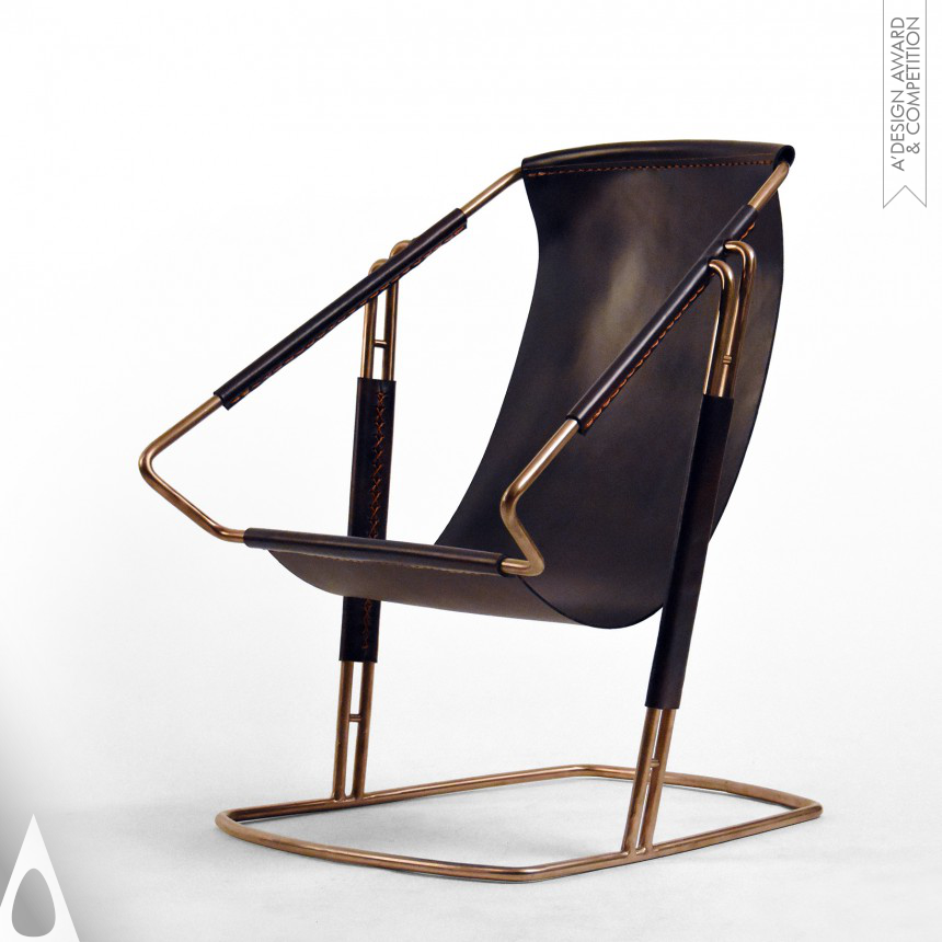 Bronze Furniture Design Award Winner 2019 Qiyi Leisure Chair Novel and Comfortable Chair 