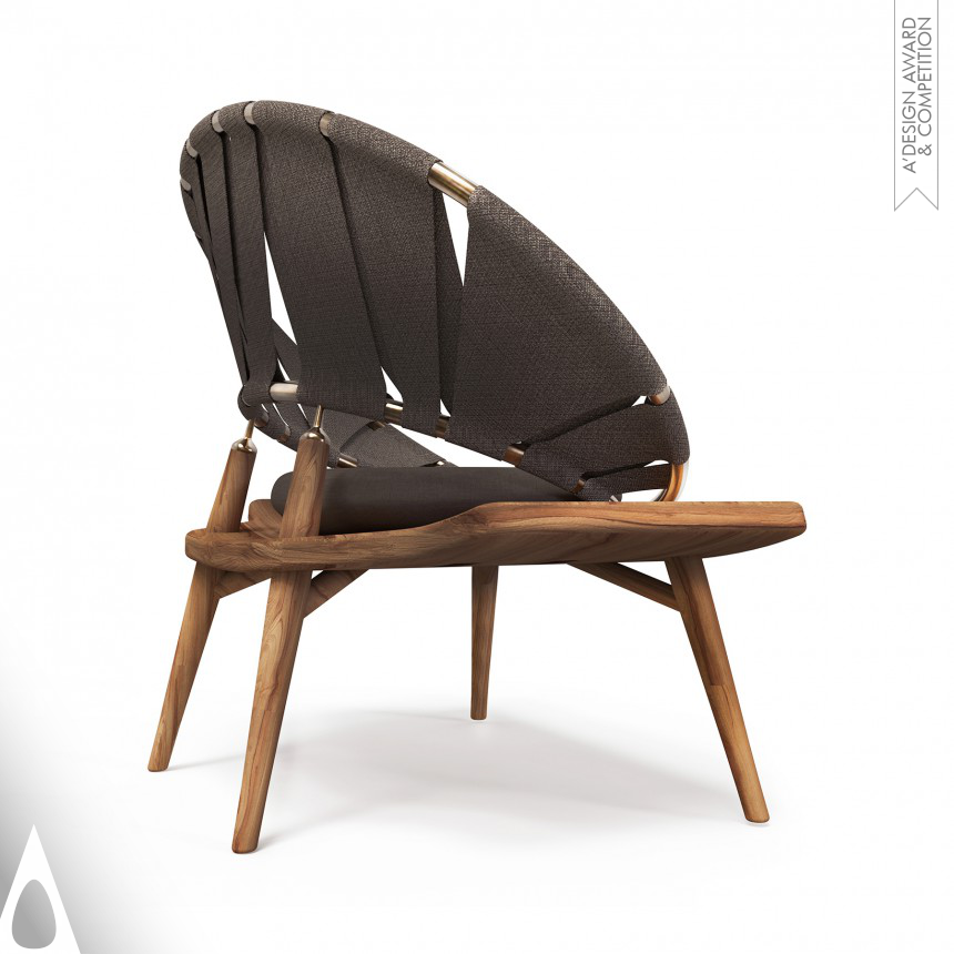 Bronze Furniture Design Award Winner 2020 Ring Chair Novelty and Comfortable 
