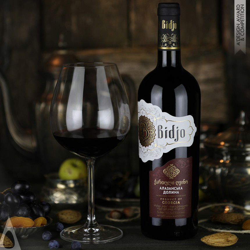 Bidjo Georgian Wine - Bronze Packaging Design Award Winner