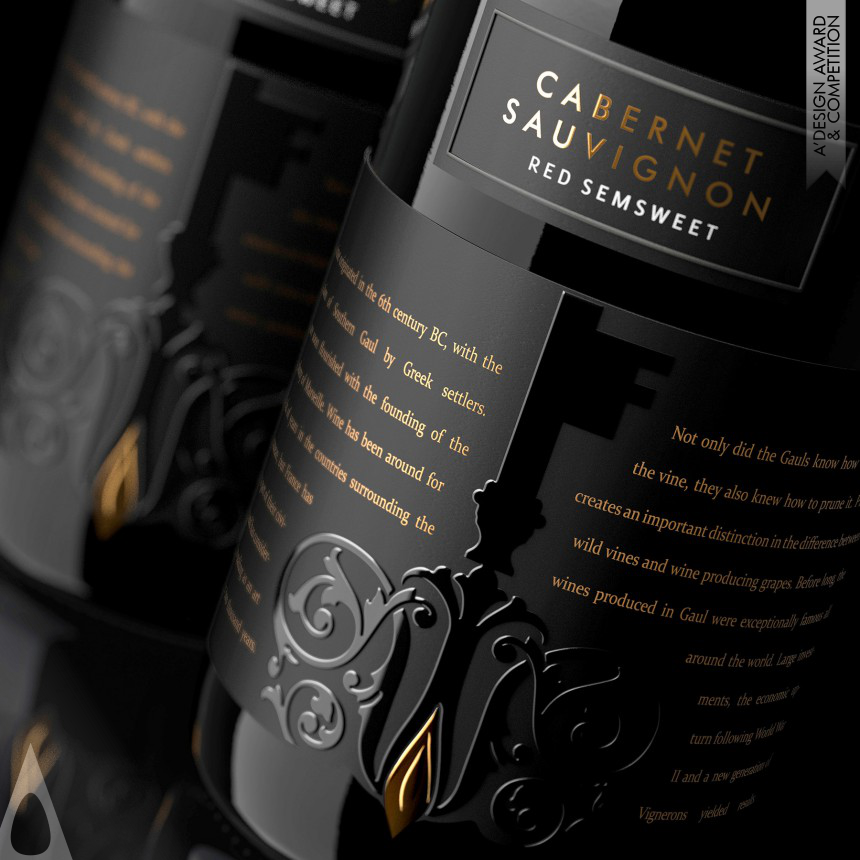 Bronze Packaging Design Award Winner 2019 Mysterious Castle Wines Label 