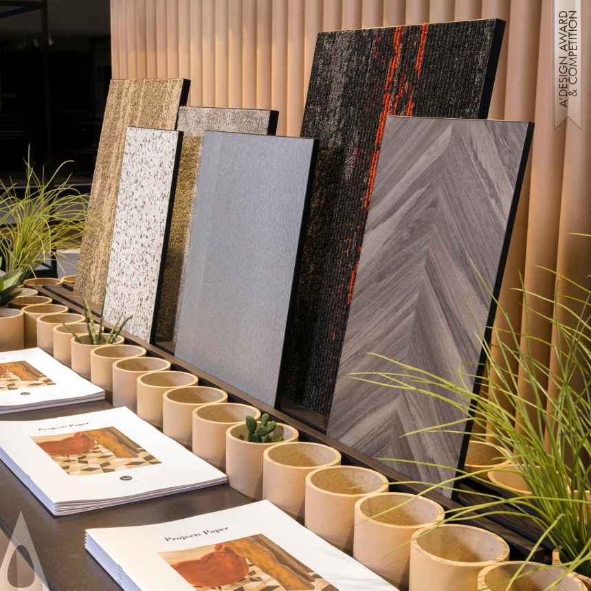 IVC Beyond Flooring booth designed by WeWantMore