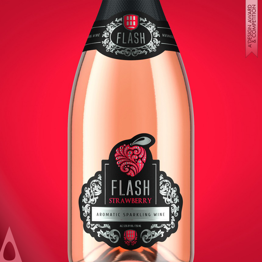 Flash Sparkling Wine - Silver Packaging Design Award Winner