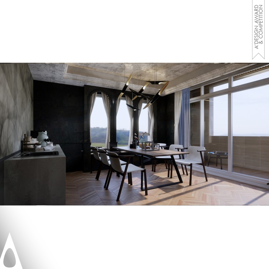 JunFu Interior Design's Surrounded Residential Hospitality Space