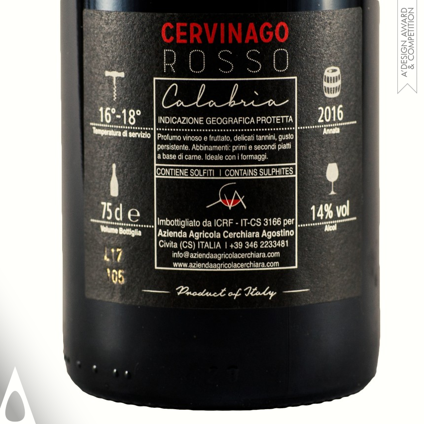 Cervinago Rosso - Bronze Packaging Design Award Winner