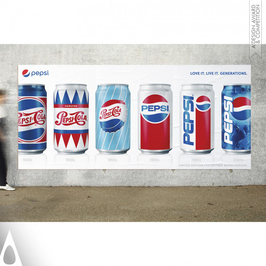 PepsiCo Design & Innovation's Pepsi Generations Beverage Packaging