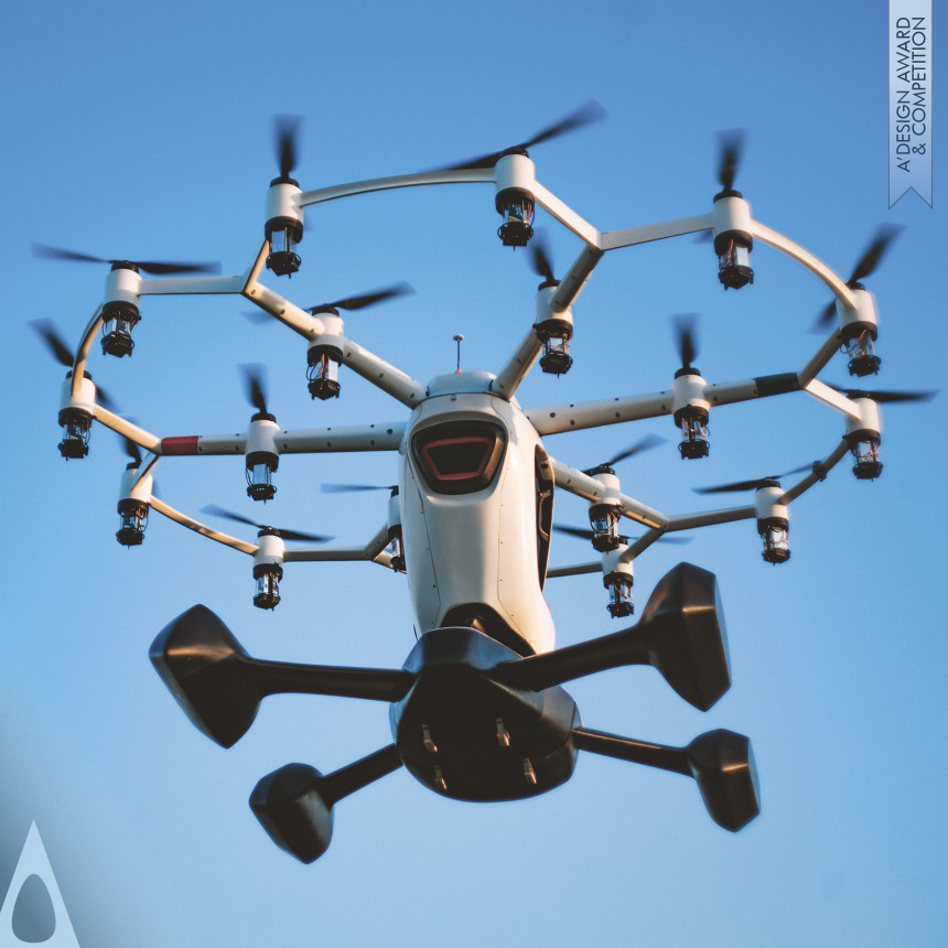 Silver Aerospace and Aircraft Design Award Winner 2019 Lift Aircraft HEXA Passenger Drone 