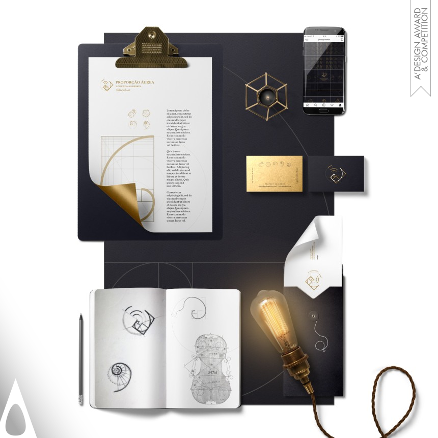 Pedro Panetto's Proporcao Aurea Aplicada Corporate Identity