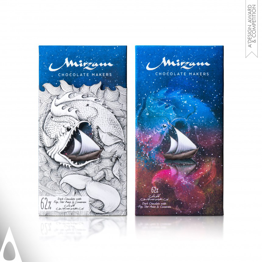 Mirzam: Monsters Collection Chocolate Packaging