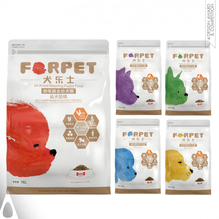 Jian Sun's Forpet Dog Food Packaging