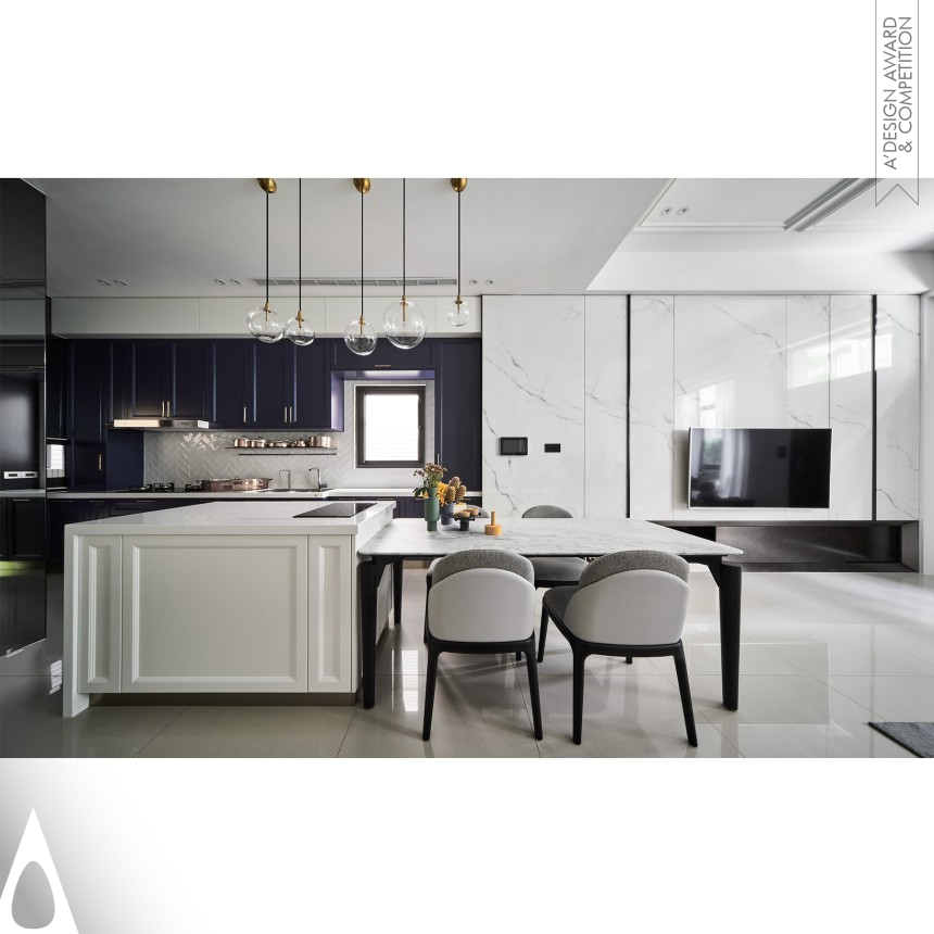 Iron Interior Space and Exhibition Design Award Winner 2020 A la Blanc Residential Interior Design 