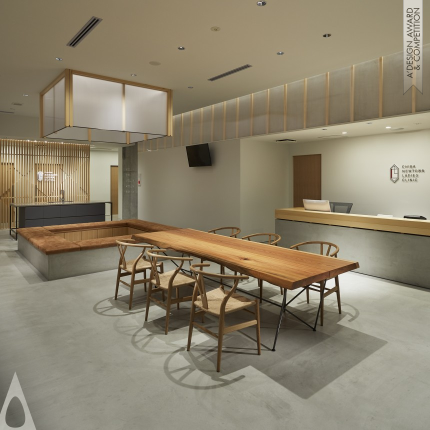 Silver Interior Space and Exhibition Design Award Winner 2020 Chibanewtown Ladies Clinic 