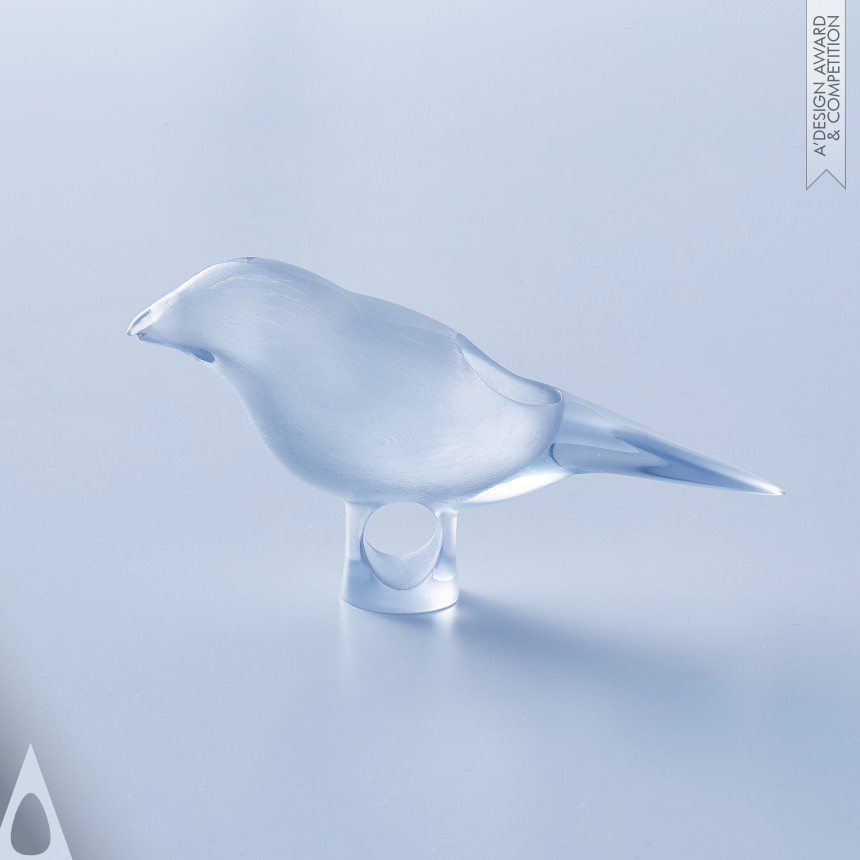 Silver Winner. Bird's Sake Cup by Kenji Fujii