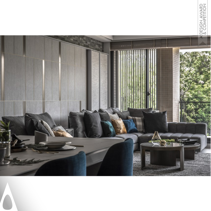 Silver Interior Space and Exhibition Design Award Winner 2020 The South Stone With Olive Leaf Residential House 