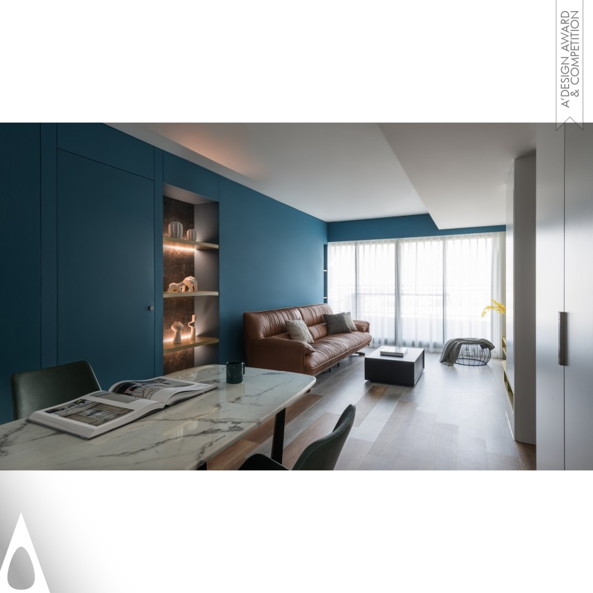 Iron Interior Space and Exhibition Design Award Winner 2020 Layers Of Colours Residence 