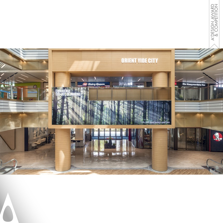Silver Interior Space and Exhibition Design Award Winner 2020 Orient Yide City Shopping Center 