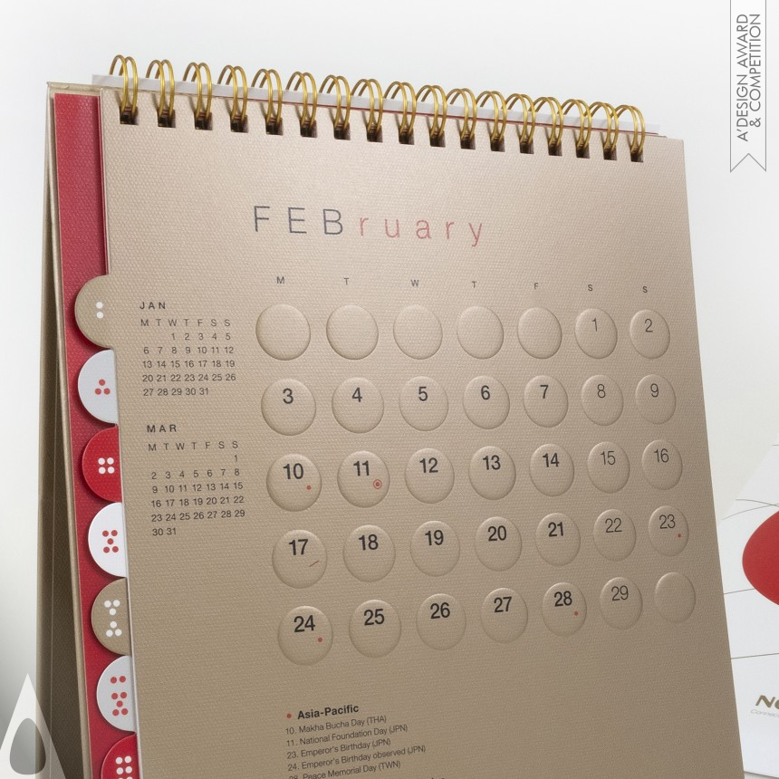 Caxton Chung Desktop Calendar