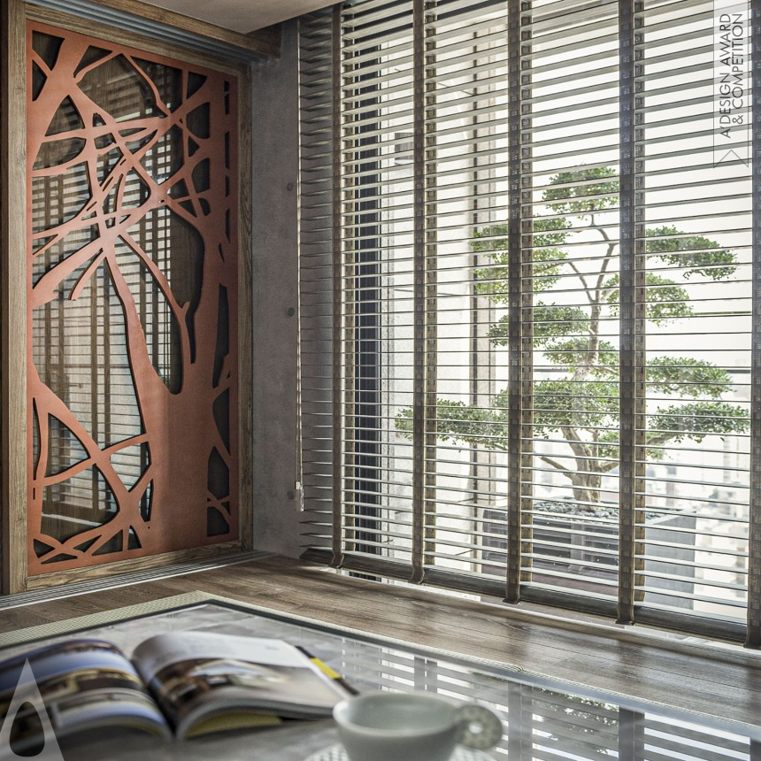 Silver Interior Space and Exhibition Design Award Winner 2021 Undulating Flow Residence 