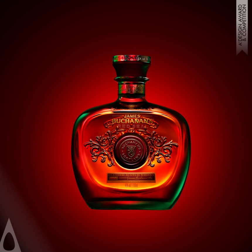 Golden Packaging Design Award Winner 2020 Buchanan's Red Seal Branding and Redesign 
