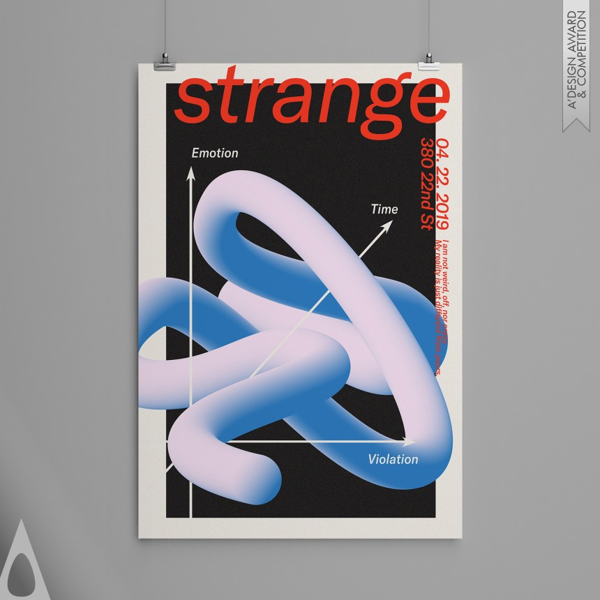 Bronze Graphics, Illustration and Visual Communication Design Award Winner 2020 Strange Poster Series 