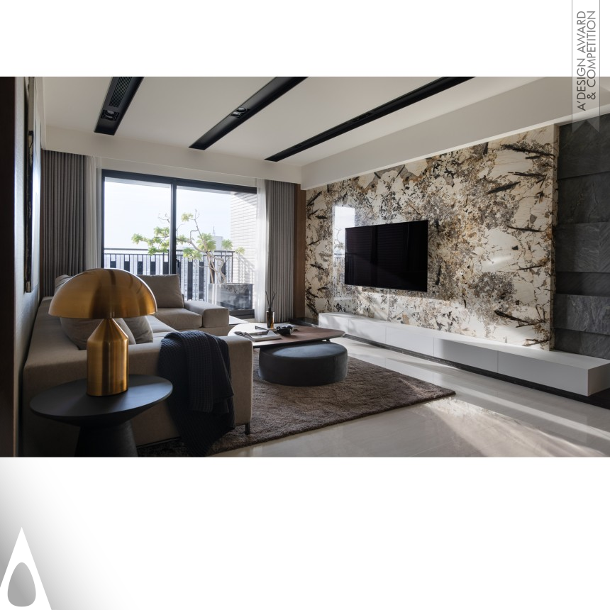 Iron Interior Space and Exhibition Design Award Winner 2020 Autumn Rhythm Residential Interior Design 