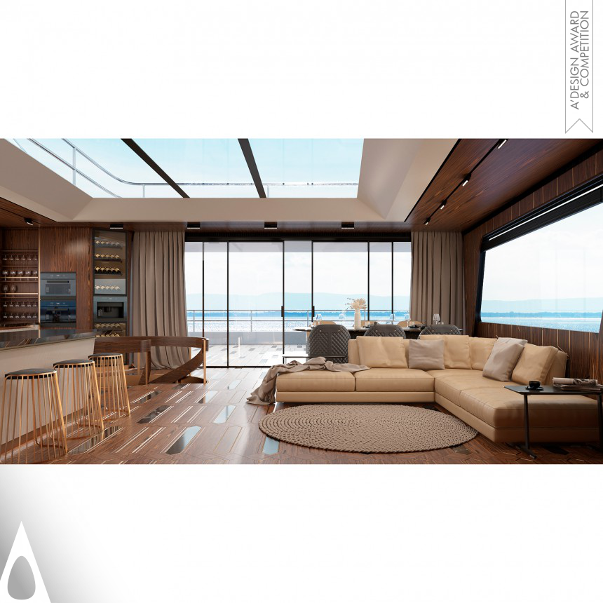 Iron Interior Space and Exhibition Design Award Winner 2020 Dream Travel Yacht Interior 