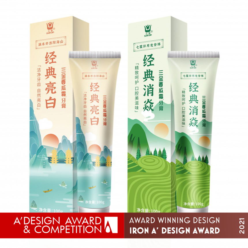 Landscape Toothpaste Package