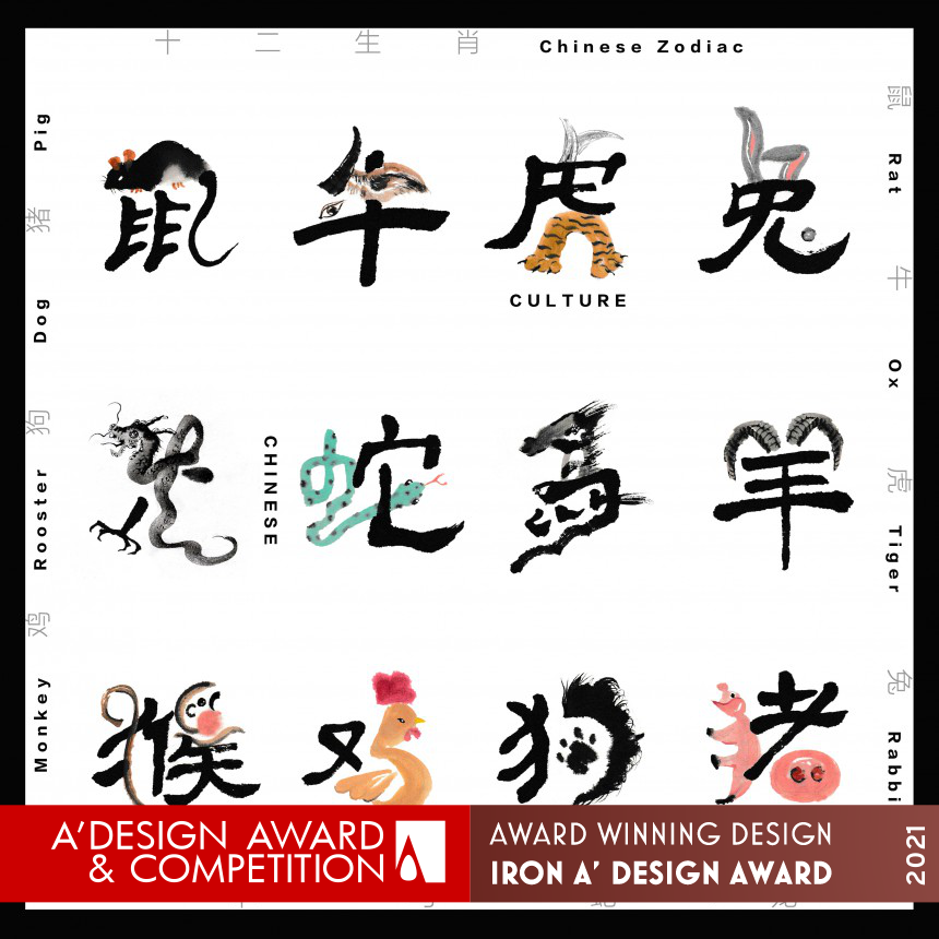 Chinese Zodiac Typography