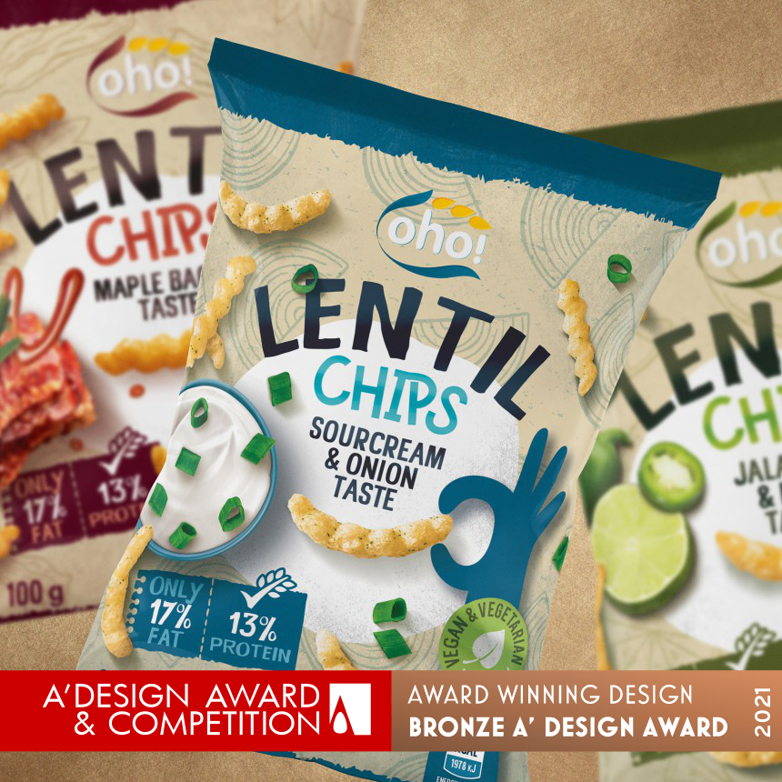 OHO Lentil Chips Chips Packaging
