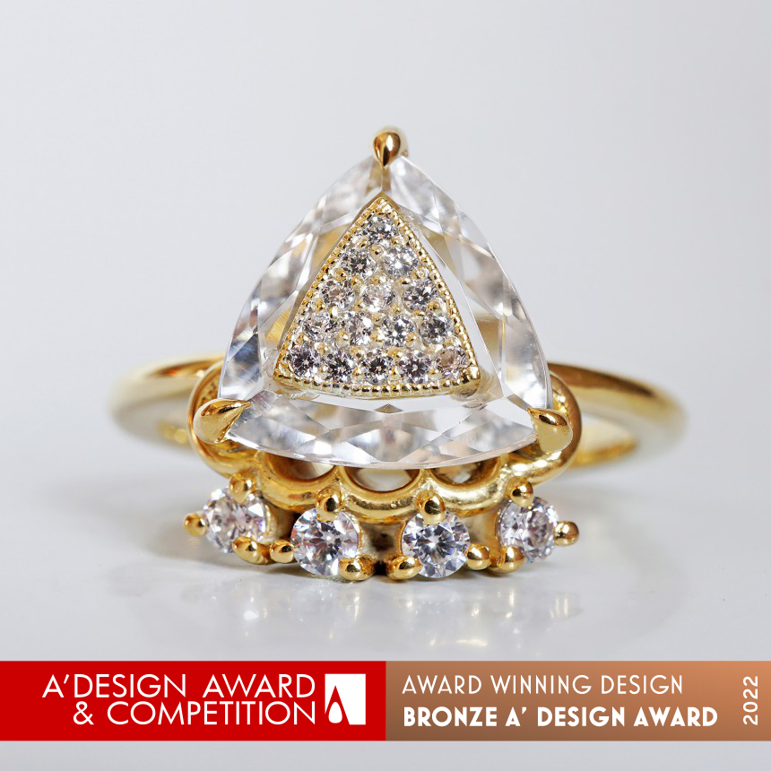 Rockefeller Rock Crystal Diamond Fine Jewelry Ring