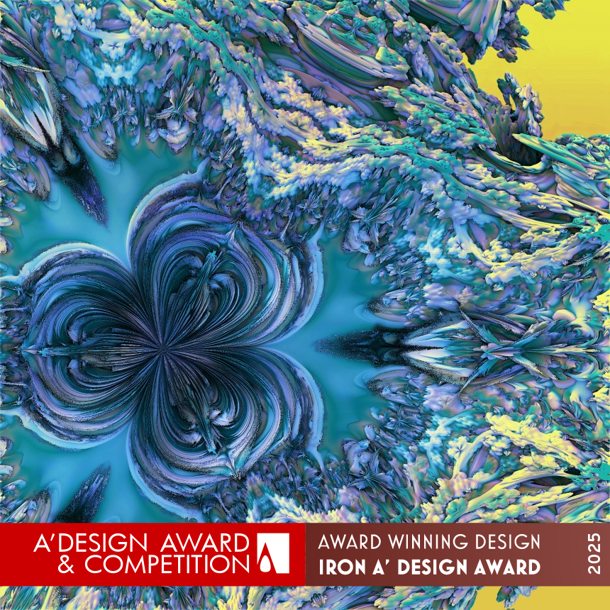 Fractal Flower Eye Brain Exercises Interface