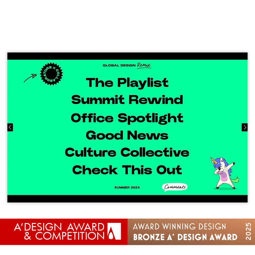 Pepsico Global Design Remix Digital Newsletter