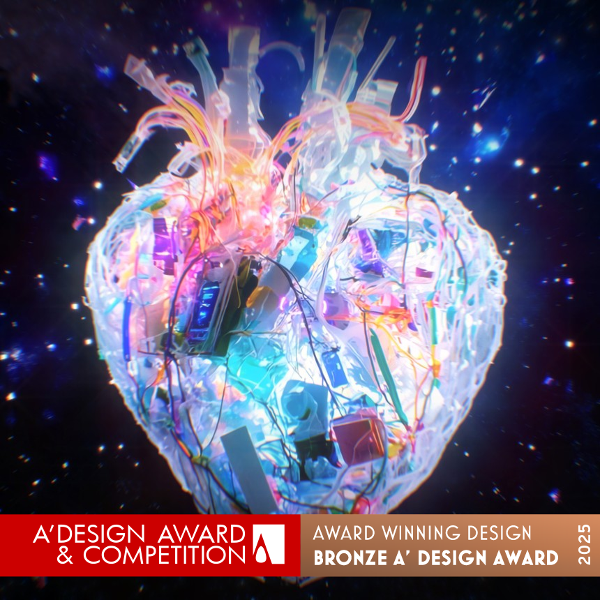 Plastic Heart LED Media Art