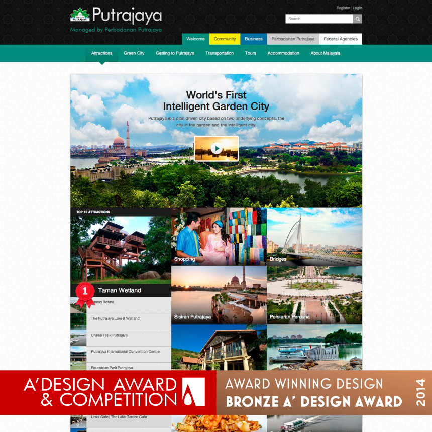 Perbadana Putrajaya Portal Website