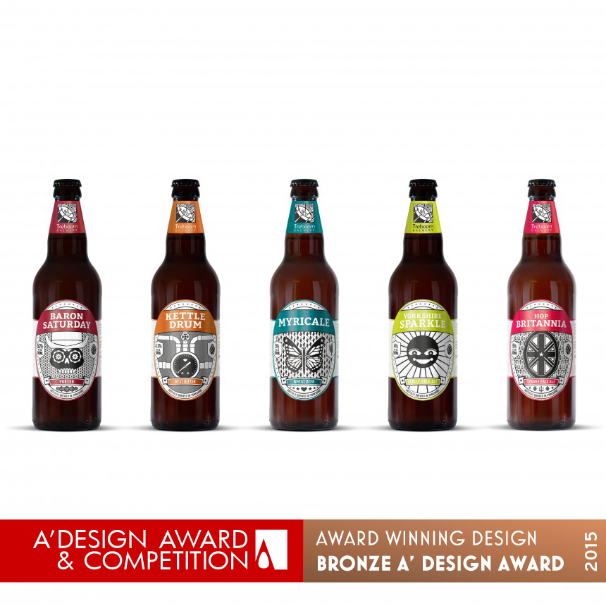 Treboom brewery beer Beer Packaging Design