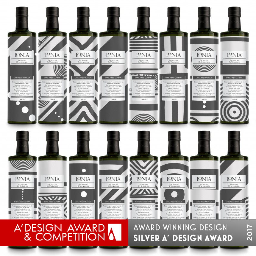 Ionia Olive oil packaging