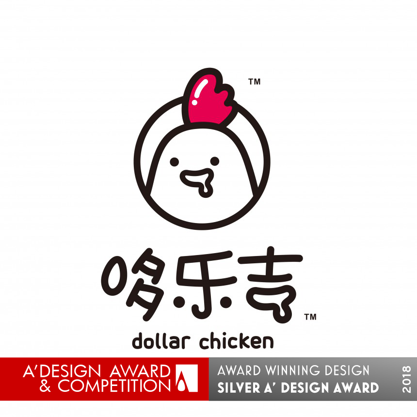 Dollar Chicken Rock Band Logo and VI