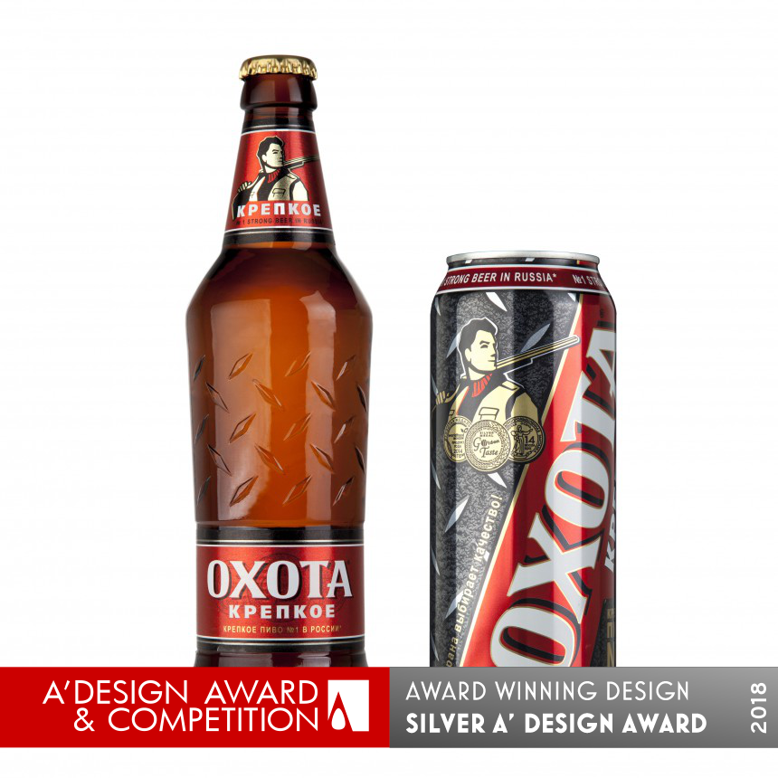 Okhota Strong Beer Packaging