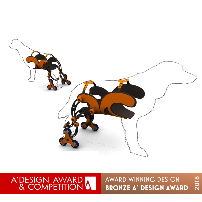 HAPPY RUN A walking aid for a disabled dog