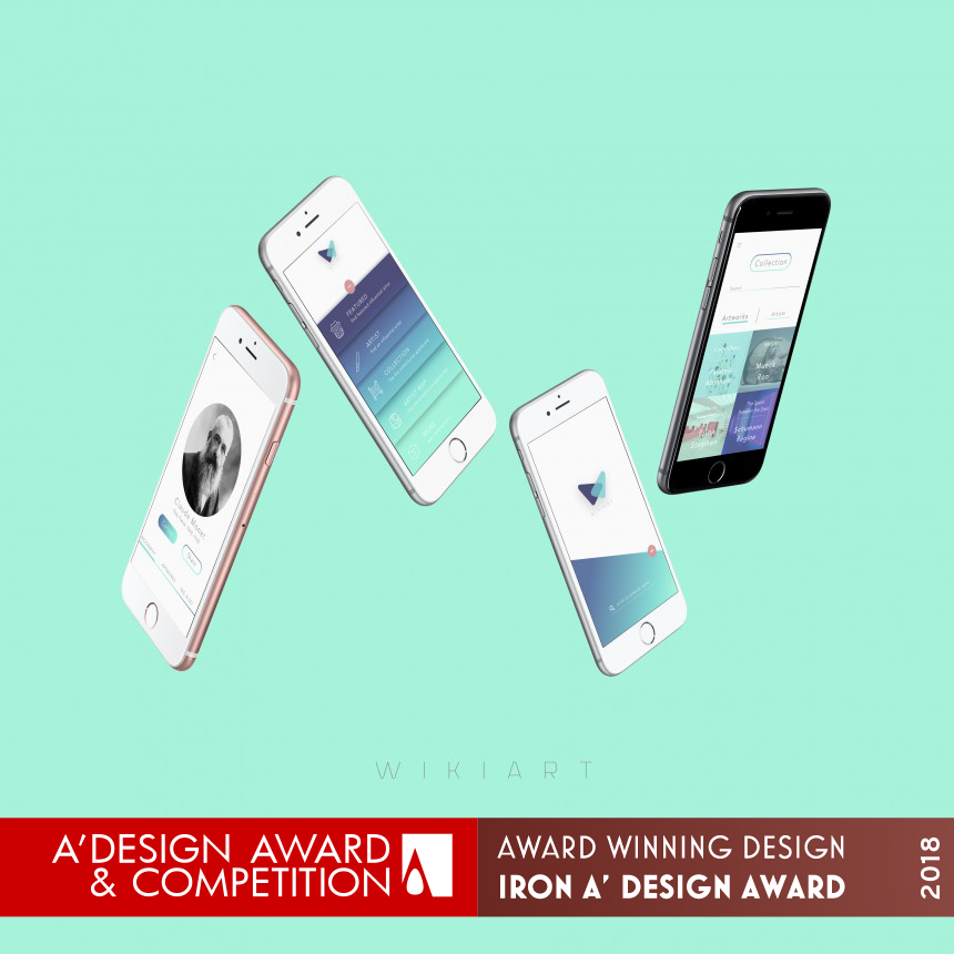 WikiArt Mobile APP, Branding, Visual Design