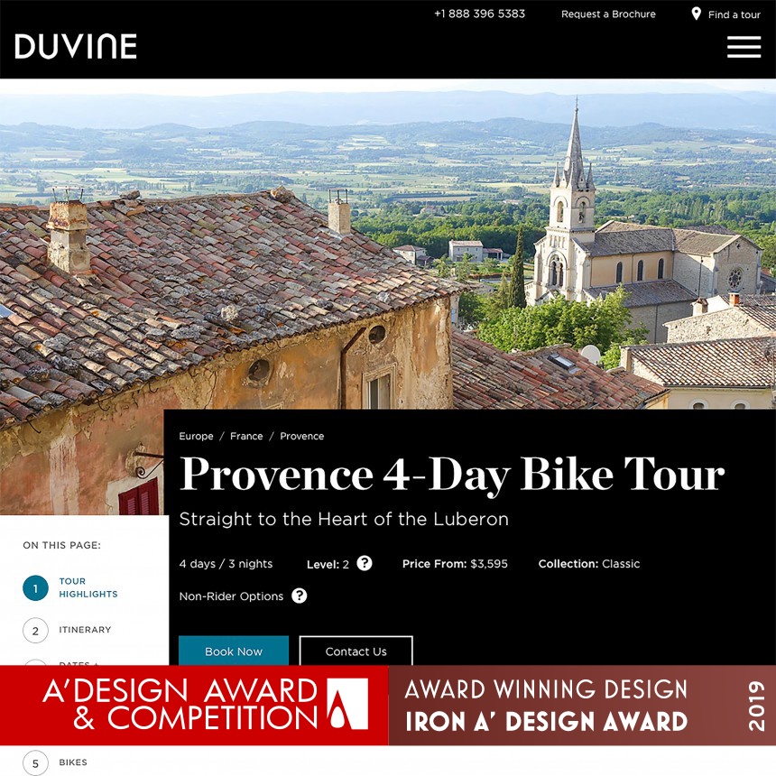DuVine  Website Redesign