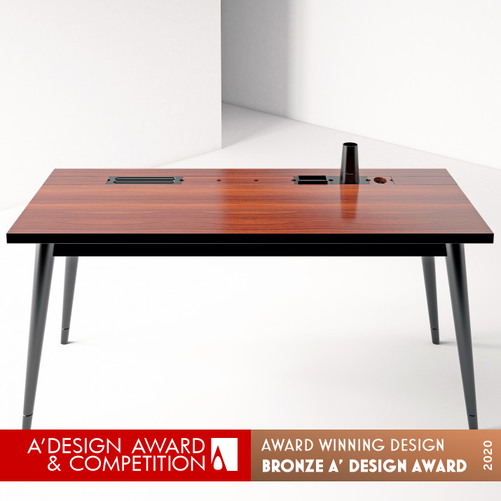 Oz Office Table by Bulent Unal Bronze Furniture Design Award Winner 2020 