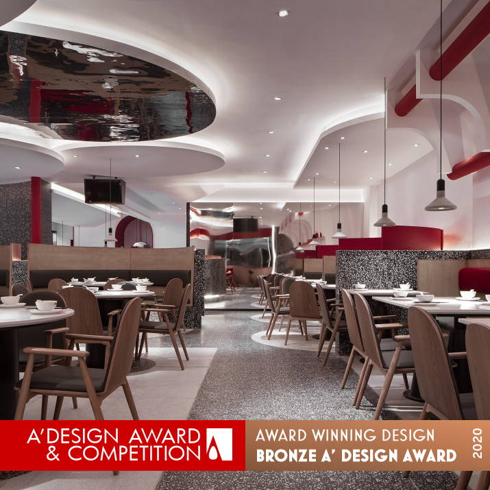 South Branch Sign Restaurant by Tiao Ouyang Bronze Interior Space and Exhibition Design Award Winner 2020 