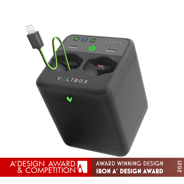 Voltbox Speaker Charging Station by Ricardo da Silva Iron Digital and Electronic Device Design Award Winner 2021 