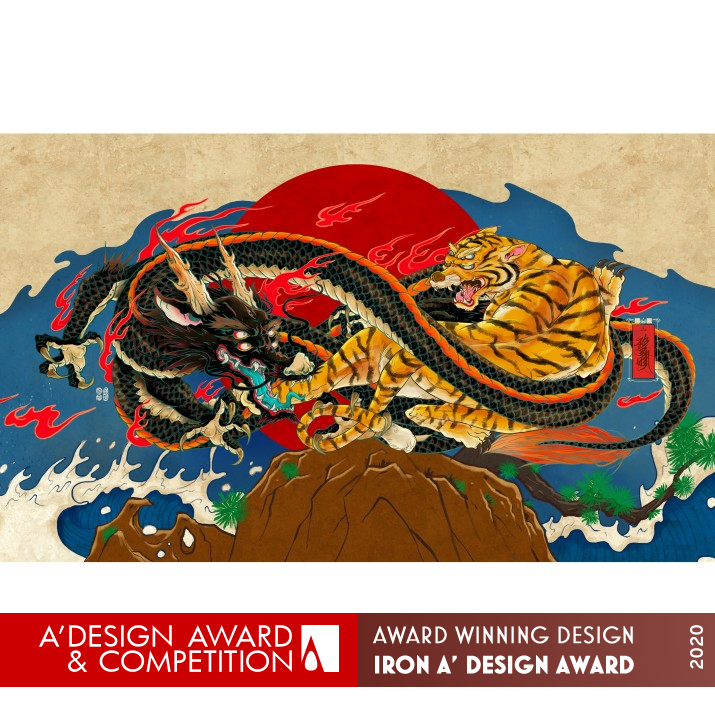 Legendary Beast Illustration by Daybreak Li Iron Graphics, Illustration and Visual Communication Design Award Winner 2020 