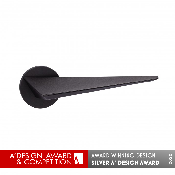 HG Door Lever Handle by Kawajun Silver Furniture Accessories, Hardware and Materials Design Award Winner 2020 