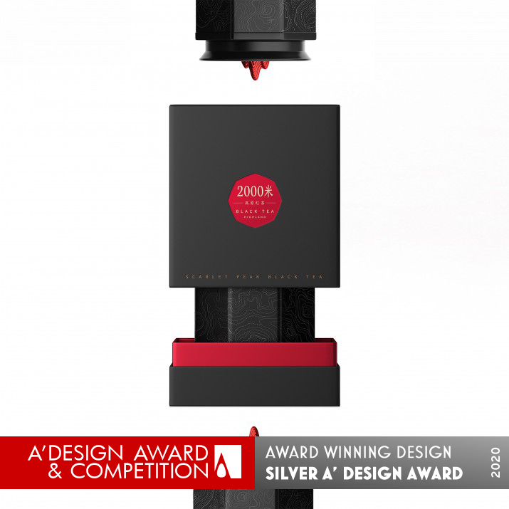 2000 meters Black Tea by Tiger Pan Silver Packaging Design Award Winner 2020 