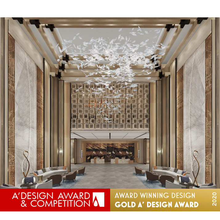 Yancheng Nanyang Airport Hotel by Miaoyi Jiang Golden Interior Space and Exhibition Design Award Winner 2020 