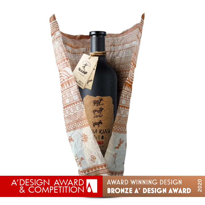 Xixia King  Label by ZhanQiang Yang Bronze Packaging Design Award Winner 2020 