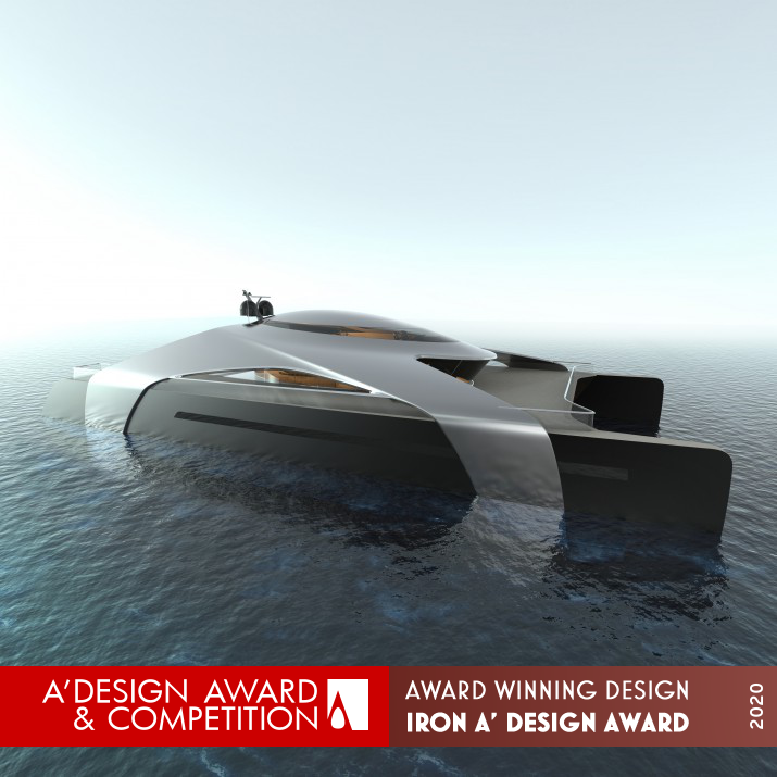 Migma Hydrogen Powered Catamaran by Ruma Design Iron Yacht and Marine Vessels Design Award Winner 2020 